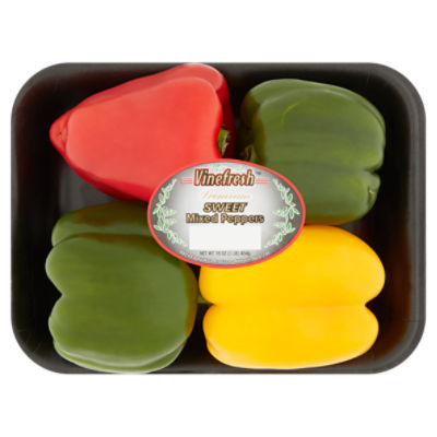 Vinefresh Premium Sweet Mixed Peppers, 4 ct, 16 oz