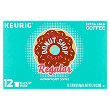 The Original Donut Shop Regular Medium Roast Coffee, K-Cup Pods, 12 Each