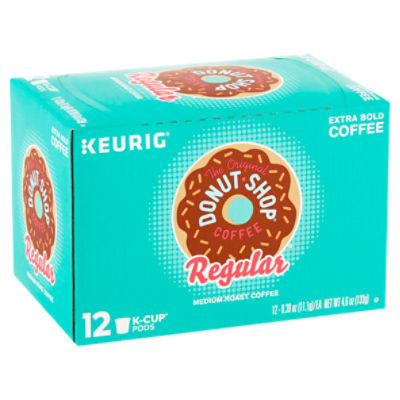 Donut Shop Regular Medium Roast Single Serve Coffee K Cups