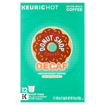The Original Donut Shop Decaf Medium Roast Coffee, 0.39 oz, 12 count