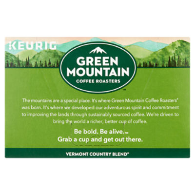 Green mountain vermont 2024 country blend k cups