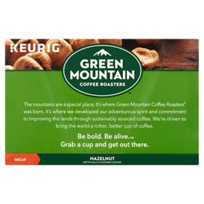 green mountain hazelnut decaf ground coffee