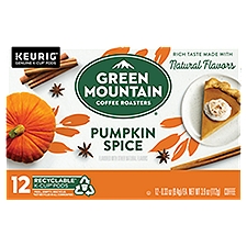 Green Mountain Coffee Roasters Pumpkin Spice Coffee K-Cup Pods, 0.33 oz, 12 count