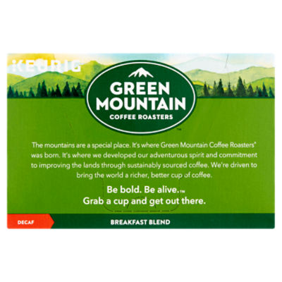 Green mountain hotsell k cups decaf