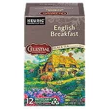 Celestial Seasonings English Breakfast Black Tea K-Cup Pods, 0.10 oz, 12 count