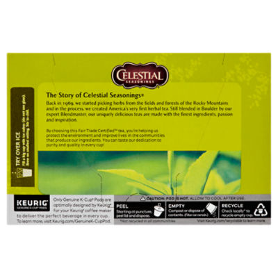 Celestial green outlet tea k cups