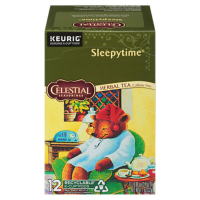 Celestial Seasonings Sleepytime Herbal Tea KCup Pods, 0.9 oz, 12 count