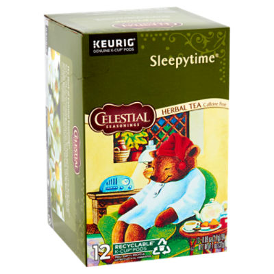 Celestial Seasonings Sleepytime Herbal Tea KCup Pods, 0.09 oz, 12 count
