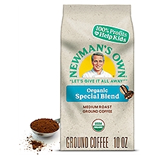 Newmans Own Organics Newmans Special Blend, Medium Roast Ground Coffee, 10oz