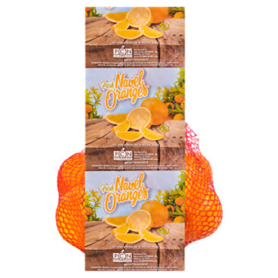 Signature Select/Farms Navel Oranges Prepacked Bag - 4 Lb - Albertsons