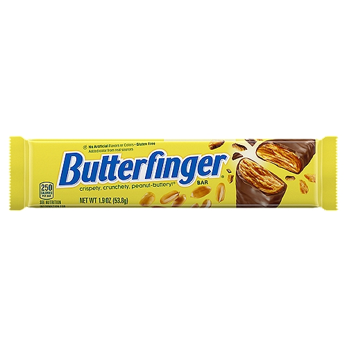 Butterfinger Crispety, Crunchety, Peanut-Buttery Bar, 1.9 oz
Crispety, crunchety, peanut-buttery!®