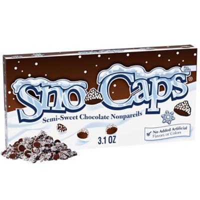 Sno-Caps Semi-Sweet Chocolate Nonpareils, 3.1 oz