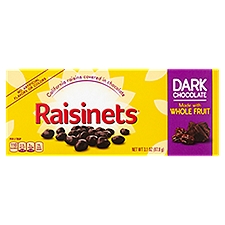 Raisinets California Raisins Covered in Dark Chocolate, 3.1 oz, 3.1 Ounce