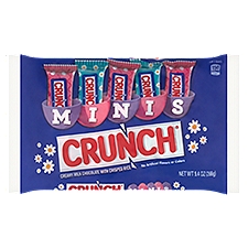 Crunch Minis Creamy Milk Chocolate with Crisped Rice, 9.4 oz, 9.4 Ounce