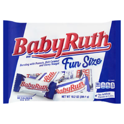 Baby Ruth Bar Fun Size, 10.2 oz, 10.2 Ounce