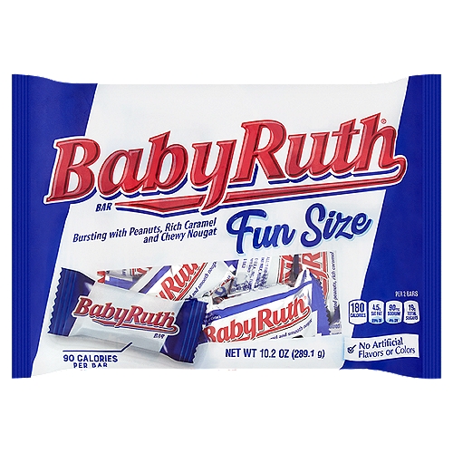 Baby Ruth Bar Fun Size, 10.2 oz