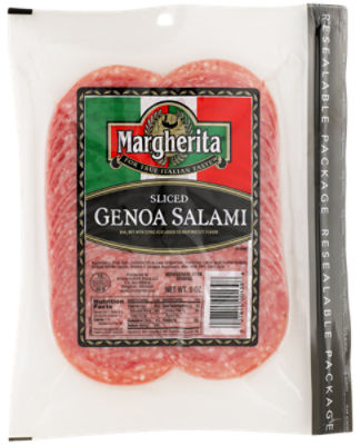 Margherita Sliced Genoa Salami, 5 oz