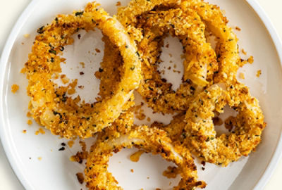 Air Fryer Vegan Savory Onion Rings