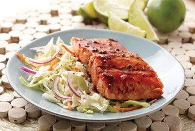 Alaska Sockeye Salmon with Chipotle Honey Glaze