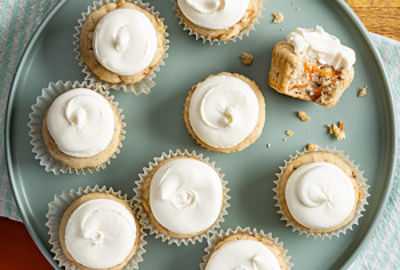 Allergy Friendly Spring Carrot Cupcakes