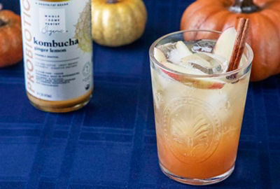 Apple Cider Kombucha Cocktail