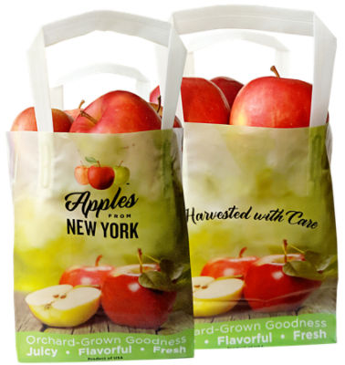 Apple Tote Bags Golden Delicious Apples, Average 5.5 lbs, 5.5 Pound