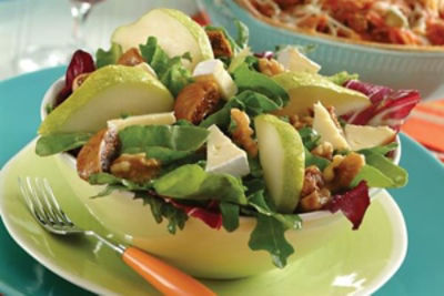 Autumn Salad with Pomegranate Vinaigrette