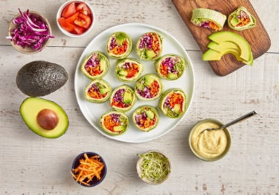 Avocado Rainbow Wrap