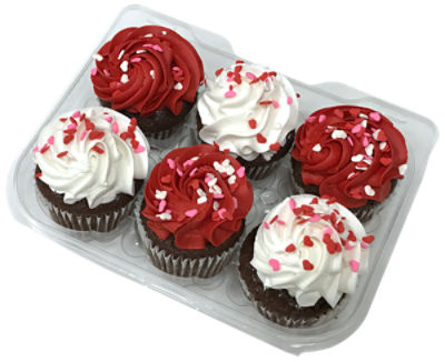 ShopRite Fresh Bake Shop Store Decorated Cupcakes 6 Pk, 10 oz