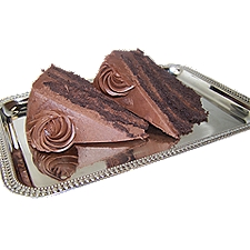 Fresh Bake Shop Chocolate Cake with Fudge Icing, 2 Slice, 13 oz, 13 Ounce