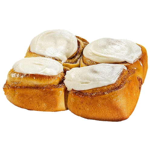 Fresh Bake Shop Apple Rolls with Caramel Icing, 4 Pack