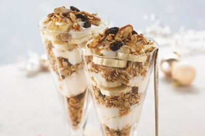 Banana-Granola Yogurt Parfait