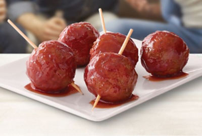 Barbecue Glazed Meatballs