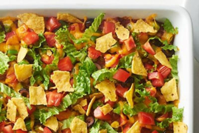 Beef and Bean Taco Casserole