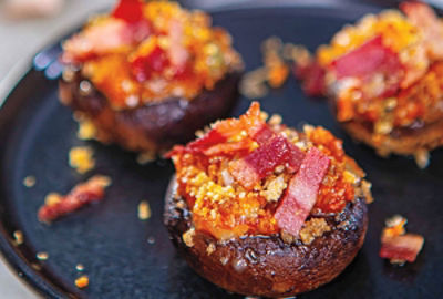 Better-For-You Pizza Mushroom Poppers