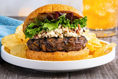 Bison Mushroom Burgers