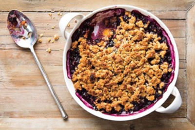 Blueberry-Mango Crisp