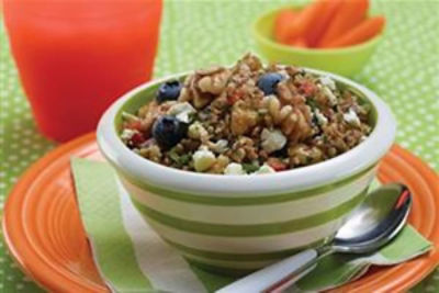 Blueberry,Veggie, and Grain Salad