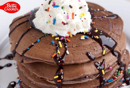 Brownie Batter Pancakes