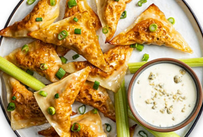 Buffalo Chicken Potstickers