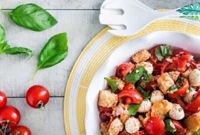 Caprese Panzanella Salad