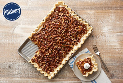 Caramel Pecan Cream Slab Pie