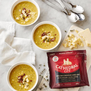 Cathedral City® Slow Cooker Corn and Cheddar Chowder