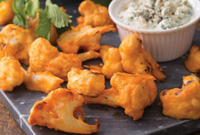 Cauliflower Buffalo "Wings"