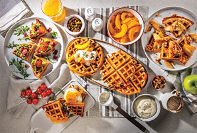 Cheddar Waffles