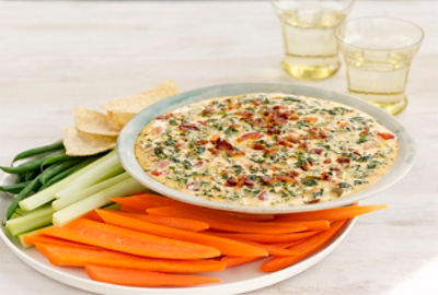 Cheesy Spinach and Bacon Dip