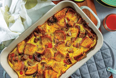 Chicken Sausage Breakfast Casserole