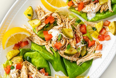 Chicken Shawarma Lettuce Wraps