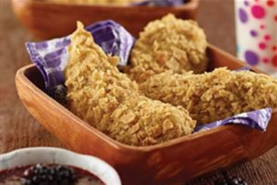 Chicken Strips with Blackberry Mustard