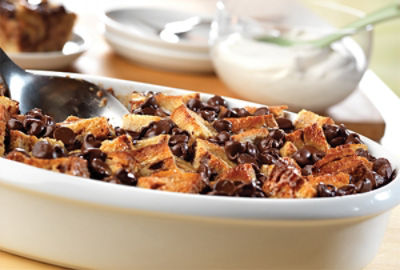 Chocolate-Cinnamon Swirl Bread Pudding